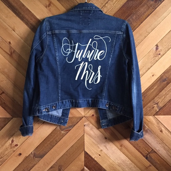 future mrs denim jacket